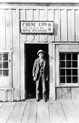 Chinese Man Property of the Montana Historical Society Photograph Archives. Material may be protected by copyright law (Title 17 U.S. Code).