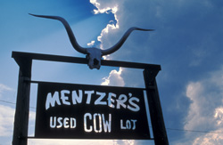 Mentzer's sign