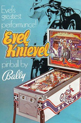 Evel Knievel pinball machine.