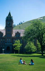 University of Montana in Missoula building