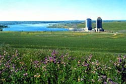 Fort Peck Reservoir, Fort Peck, Montana.